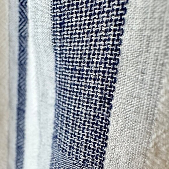 BOGO SALE! ๐๐ฅณ Two Blue Stripe Linen Tops Treasure Bond/Universal Thread S/XS - Picture 11 of 16